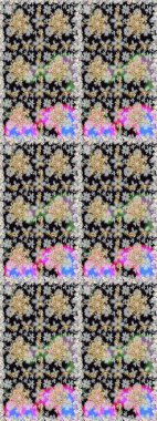 Doğulu stili, altın elementli gri ve siyah renkli altın desenli arabesk yapar. Kusursuz kıvırcık saçlar. Raster altın desen.