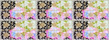 Altın şablon. Tarafsız ve bej renklerde Royal retro. Kart, duvar kağıdı, ambalaj ve tekstil için klasik tasarım. Klasik çiçek dokusu. Kusursuz desenli altın elementler. Raster illüstrasyonu.