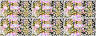 Tarafsız ve gri renklerde altın elementler. Kusursuz raster arka plan. Şık bir grafik desen. Duvar kâğıdı barok, İspanyol kumaşı. Çiçek deseni.