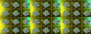 Renklerle. Raster illüstrasyonu. Çiçekli güzel suluboya desen.