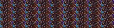 Raster. Zarif, parlak ve eskiz kahverengi ve mor çiçek desenli tasarım. Sabıka baskıları, bebek kıyafetleri, duvar kâğıtları, paket kutuları vb..