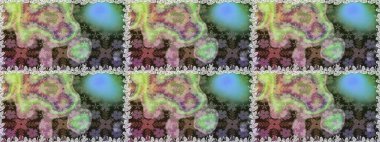 Moda baskıları için zarif bir şablon. Modern çiçek arkaplanı. Halk tarzı. Parlak renkli çiçeklerle ve gri ve nötr renklerde yapraklarla şaşırtıcı, pürüzsüz çiçek deseni..