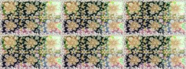 Raster geleneksel oryantasyon süsü. Kusursuz klasik altın desen. Altın elementlerle nötr renklerde altın desen.