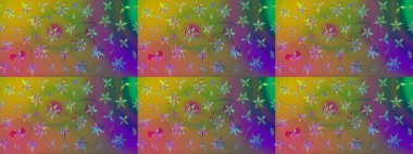 Anti-stres için soyut örnek sayfası. Yeşil ve kahverengi renklerde. Raster illüstrasyonu.