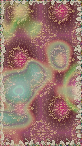 Renkli Bahar Temalı Kusursuz Arkaplan. Düz Çiçek Elementleri Tasarımı. Tarafsız ve kahverengi renkte çiçekler. Sevimli çiçek raster deseni.