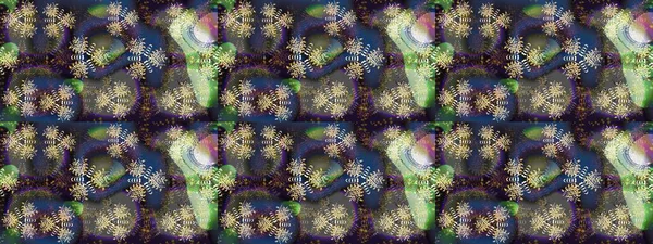 Düz Çiçek Elementleri Tasarımı. Gri ve kahverengi renkli çiçekler. Renkli Yaz Temalı eskiz kalıbı. Raster illüstrasyonunda çiçek deseni çizimi.