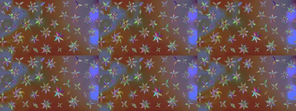 Dekorasyon ve tasarım için güzel bir desen. Moda baskısı. Çiçeğin suluboya çizimlerinin mükemmel deseni. Suluboya çizim kalıbı. Eski model. Raster illüstrasyonu.