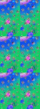 Güzel suluboya yaz çiçekleri deseni..