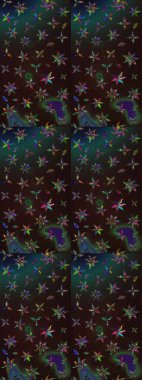 Şirin karalamalı çiçek desenli çizim. El yapımı çiçek ve bitki koleksiyonu. Raster illüstrasyonu. Raster illüstrasyonu. Eskiz stili gri ve kahverengi renklerde.