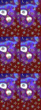 Raster güzel bir çiçek deseni çizmiş. Bahar mevsimi. Nazik romantik baskı. Tatil havası..