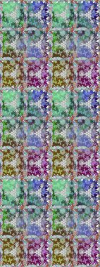 Tarafsız renklerde çiçekler. Raster illüstrasyonunda kusursuz çiçek deseni.