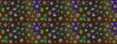 Parlak elementlerin. Çizim çiçek deseni duvar kağıdı, web sitesi arka planı, ambalaj kağıdı, davetiye, broşür, afiş veya web sitesi için kullanılabilir. El çizimi Raster illüstrasyonu.