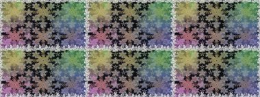 Gri ve nötr renklerde altın desenli altın elementler. Kusursuz damaske klasik altın desen. Raster illüstrasyonu. Tekrarlayan ögelerle soyut arkaplan Raster.