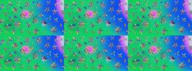 Süslü zentangle çizim dokusu, soyut çiçeklerle süslenmiş. Çiçek deseni duvar kağıdı, desen dolguları ve web sayfası arka planı için kullanılabilir. Şekillendirilmiş çiçekli çizim deseni.