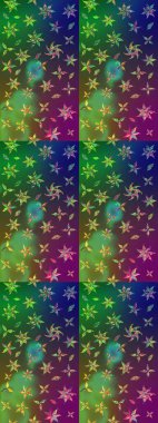 Raster illüstrasyonu. Raster. Eski usul. Kumaş, tekstil, duvar kağıdı baskısı için. Tomurcukları çiçek olan sevimli bir çiçek deseni. Taslak arkaplan.