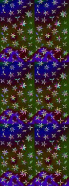 Çiçekli eskiz arkaplanı. Çocuk stili. Düz Çiçek Elementleri Tasarımı. Renkli Bahar Teması çizim şablonu.