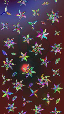 Raster çiçek izi. Klasik taslak çizimi. Çiçek eskiz deseni.