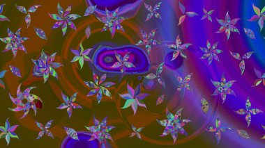 Küçük kahverengi, mor ve çiçeklerle oldukça eski bir besin torbası deseni. Tekstil, kumaş, kapaklar, duvar kağıtları, baskı, naylon, koleksiyon defteri, örgü, dekupaj için güzel bir eskiz. Millefleurlar.