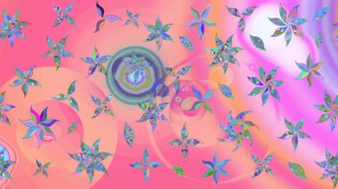 Doodle tarzı. Pembe ve nötr renklerde çiçekler. Tekstil ve kapak tasarımı için mükemmel. Renkli pembe ve nötr çizim kalıbı. Elle çizilmiş sonbahar çiçeği deseni..