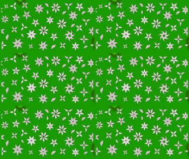 Güzel karalamalı çiçek desenli çizim. Raster illüstrasyonu. Küçük çiçekteki sevimli çiçek deseni. Güzel kumaş deseni.