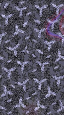 Rengarenk çiçekleri ve doğal renklerde yaprakları olan harika bir çiçek deseni. Modern çiçek arkaplanı. Halk tarzı. Moda baskıları için zarif bir şablon.