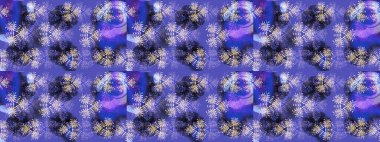 Raster illüstrasyonu. Noel menekşesi, mavi ve nötr. Sihirli menekşe, mavi ve nötr tatil soyut arka plan yıldız ve düşen kar taneleri.