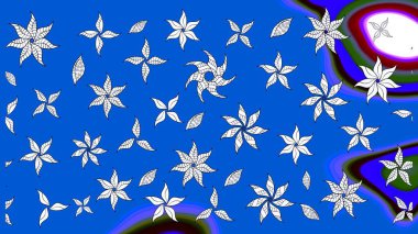 Mavi lale çiçekli Raster eskiz deseni. Paket kağıdı için en iyisi. Karşılama ya da düğün geçmişi olarak kullanılabilir. Doğal kozmetik ürünleri, parfüm, çiçekçi dükkanı için bahar ihalesi tasarımı.