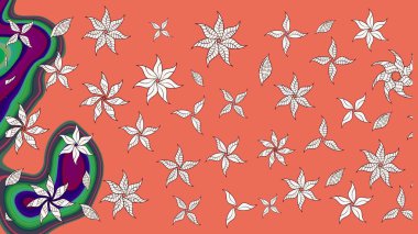 Tekstil, kumaş, kapaklar, duvar kağıtları, baskı, naylon, koleksiyon defteri, örgü, dekupaj için güzel bir eskiz. Millefleur 'lar. Küçük portakallı, çiçekli oldukça eski bir besin torbası..