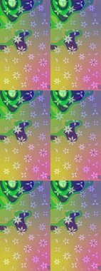 Çiçek deseni. Flower eskiz arka planı. Şatafatlı bahar bahçesi dokusu. Raster illüstrasyonu.