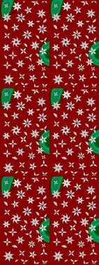 Düz Çiçek Elementleri Tasarımı. Çiçekli eskiz çizimi. Kırmızı renkte çiçekler. Renkli Yaz Teması çizim şablonu.