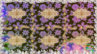 Gri renkli ve altın elementli altın desenli. Kusursuz klasik raster altın desenli. Klasik klasik klasik arka plan. Geleneksel oryantasyon süsü.