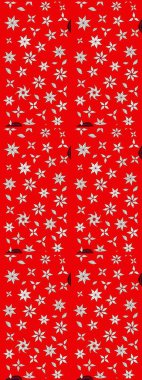 Çiçek kırmızısı eskiz deseni. Klasik taslak çizimi. Raster çiçek izi..