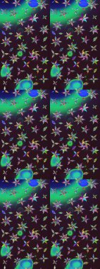 Ev dekoru. Fantezi çiçekli eskiz deseni, doğal duvar kağıdı, çiçek desenli kıvrım çizimi. Paisley el çizimi elementler.