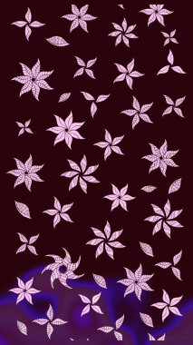 Bahar mevsimi. Nazik romantik baskı. Tatil havası. Raster güzel bir çiçek deseni çiziyor..