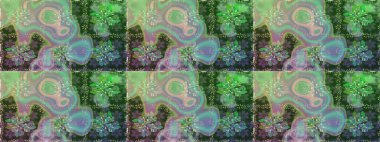 Floral pattern. Flowers on green and neutral colors. Raster illustration. Flower seamless on green and neutral colors. Flourish ornamental spring garden texture.