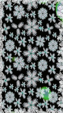 Raster. Raster illüstrasyonu. Tomurcukları çiçek olan sevimli bir çiçek deseni. Kusursuz bir geçmişi var. Eski usul. Kumaş, tekstil ve duvar kağıdı baskısı için..