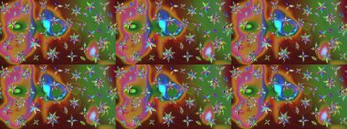 Eskiz arkaplan modeli. Vadinin renkleri. Suluboya, elle çizilmiş. Raster - stok.