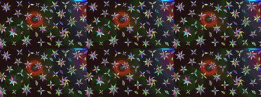 Suluboya desenli çiçek deseni. Dekorasyon ve tasarım için güzel bir desen. Moda baskısı. Çiçeğin suluboya çizimlerinin mükemmel deseni. Ayarlanmış.