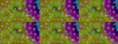 Bahar mevsimi. Raster güzel bir çiçek deseni çizmiş. Nazik romantik baskı. Tatil havası..