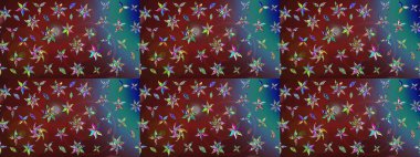 Raster şirin suluboya çiçek desenleri çiziyor. Büyük bir çiçek boyası seti. Kartlar, davetiyeler, tarih kartları ve daha fazlası için kullanılabilir.