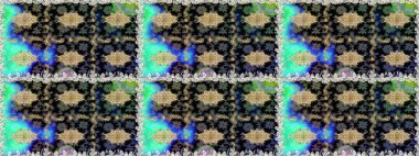 Kusursuz raster arka plan. Kahverengi ve bej renklerde altın elementler. Şık bir grafik desen. Çiçek deseni. Duvar kâğıdı barok, İspanyol kumaşı.