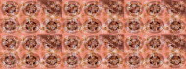 Raster illüstrasyonu. Çiçek Elementleri 'nin soyut geçmişi. Kahverengi, nötr ve pembe renkler üzerine tasarım. Raster kış deseni.