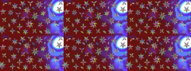 Çiçek kompozisyonu, el boyası, hassas şablon. Manzaralı çiçek deseni. Sevgililer günü ve tebrik kartı konsepti için şık bir davetiye. Üst görünüm, yumuşak kırmızı ve mor renk.