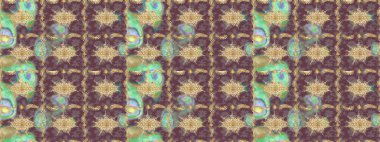 Kahverengi renklerde altın element. Tasarım şablonu için çizgi çizimi sınırı. Doğu tarzı element. Davetiyeler, kartlar, web sayfası için Raster illüstrasyon. Altın çizgili çiçek dekoru.