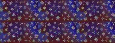 Sabıka fotoğraflarında, bebek kıyafetlerinde, duvar kâğıtlarında, paket kutularında falan kullanılabilir. Zarif, parlak ve eskiz menekşe ve mor çiçek deseni tasarımı.