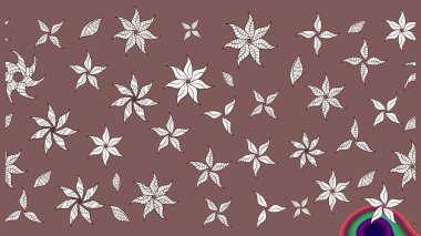 Kahverengi ve nötr renklerde. Raster illüstrasyonu. Anti-stres için Raster soyut şablon sayfası.