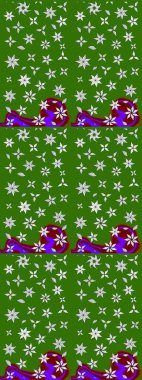 Yumuşak fayans. Yumuşak pamuk tasarımı. Raster 'ın taze dokusu. Klasik çiçek desenli. Paketleme, tekstil, duvar kağıdı için çiçek arkaplanı.