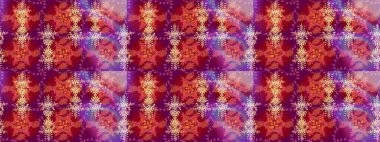 Renkli arka planda izole tatlı kar taneleri. Raster illüstrasyonu. Kar taneli mor, kırmızı ve pembe renkler.