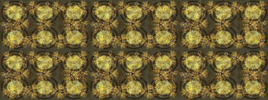 Renkli elementlerle Raster ilginç desen.