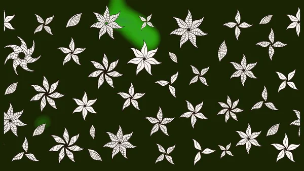 Çiçekli karalama şeklinde Raster çiçek deseni. Yumuşak, yaz çiçekli arka plan. Gri ve nötr renkte çiçekler.